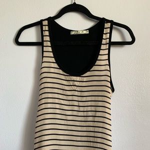 Chloe K • Silk Stripe Tank Top